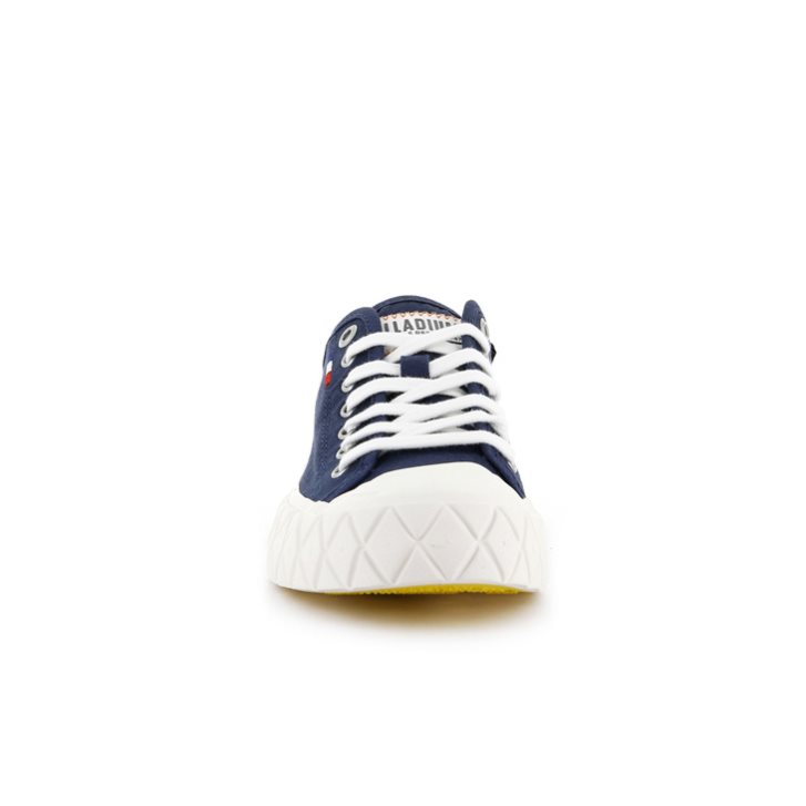 Palladium Palla Ace Canvas Low Tops Men's Sneakers Navy | UK H209-OLZ